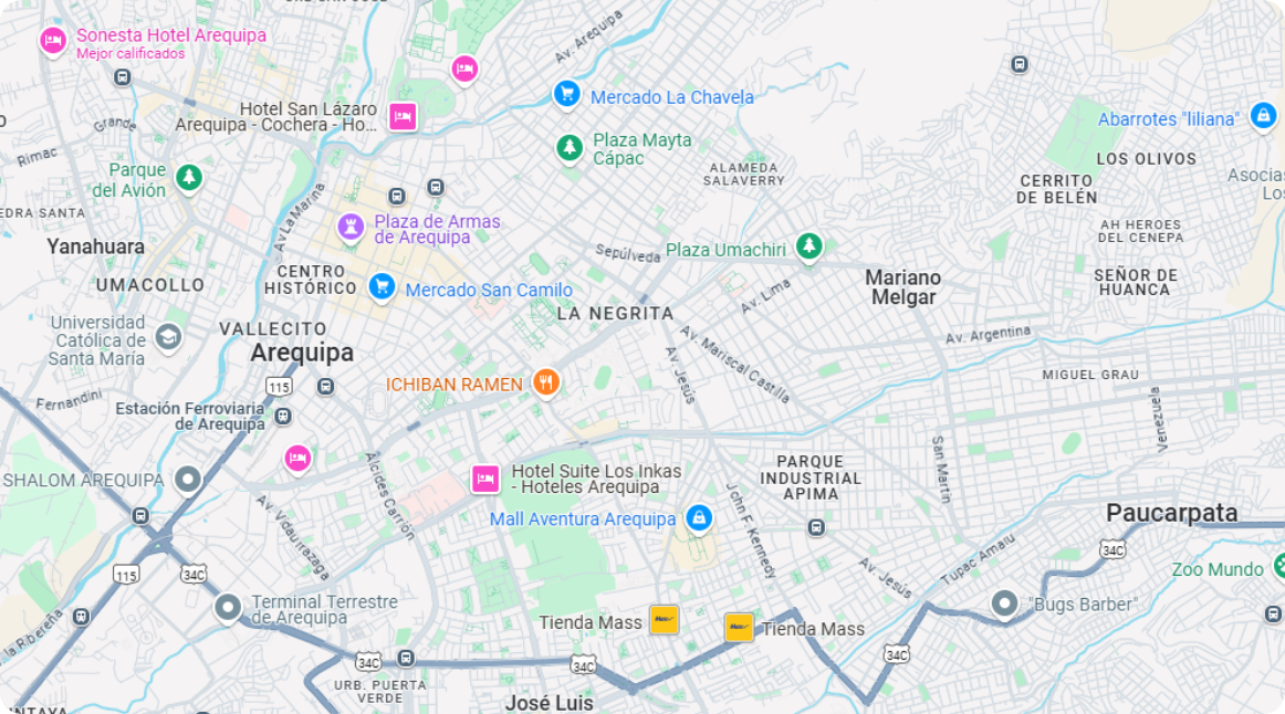 Ruta de la campiña arequipeña (4 - 5 horas)
